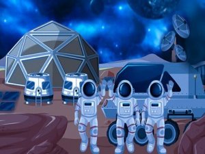 Space Girl Escape Puzzle