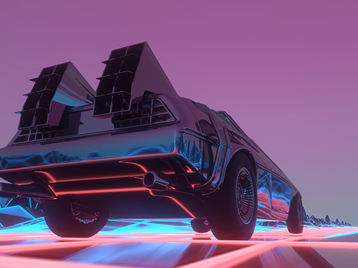 Neon Speedway Racer