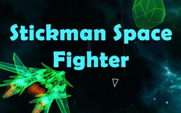 Stickman Space Fighter: Neon Warfare Online Game