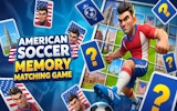 American Soccer Memory Matching Game - Free Online Card Match