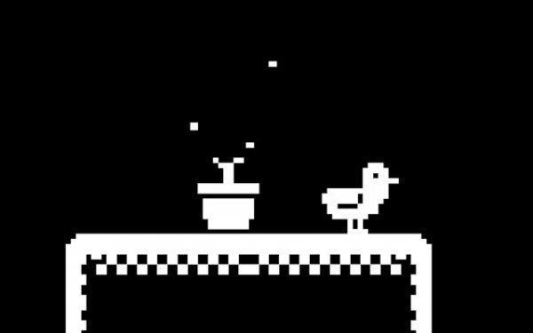 Bloom in the Dark - 1-Bit Platformer Game