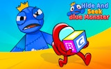 Hide And Seek: Blue Monster - Dodge & Puzzle Game