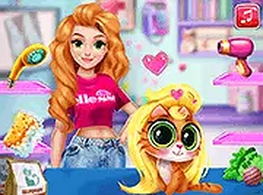 Blonde Princess Kitty Rescue Online Game