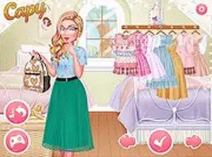 Pastel Academia Dress Up Game