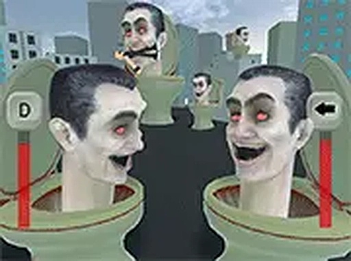 2 Player: Skibidi Toilet Fight Online Game