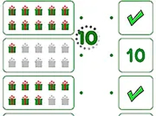 Count and Match Christmas Online Game