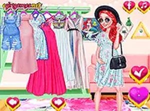 Princesses Pregnant Fashion Dress Up Game