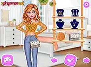 Off Shoulder Top Designer Fashion Game