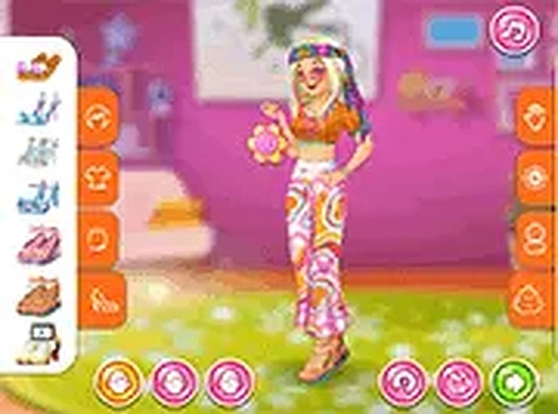 Girly Fun Groovy Dress Up Game